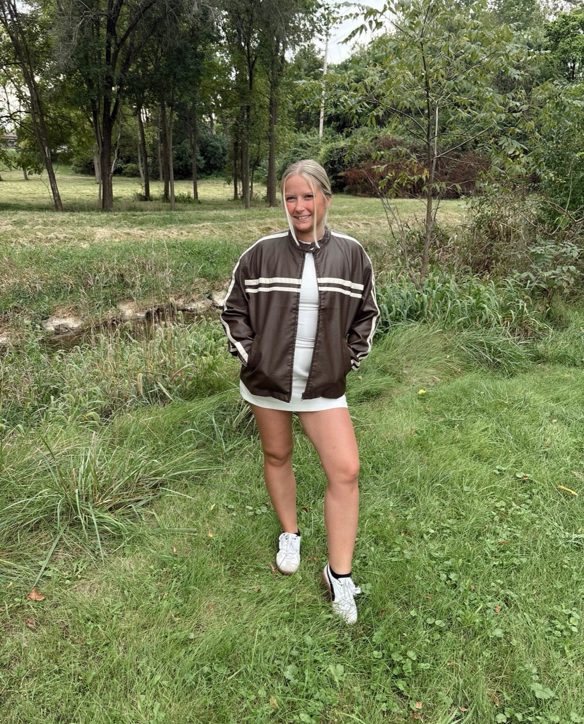 Pumpkin Spice Leather Jacket