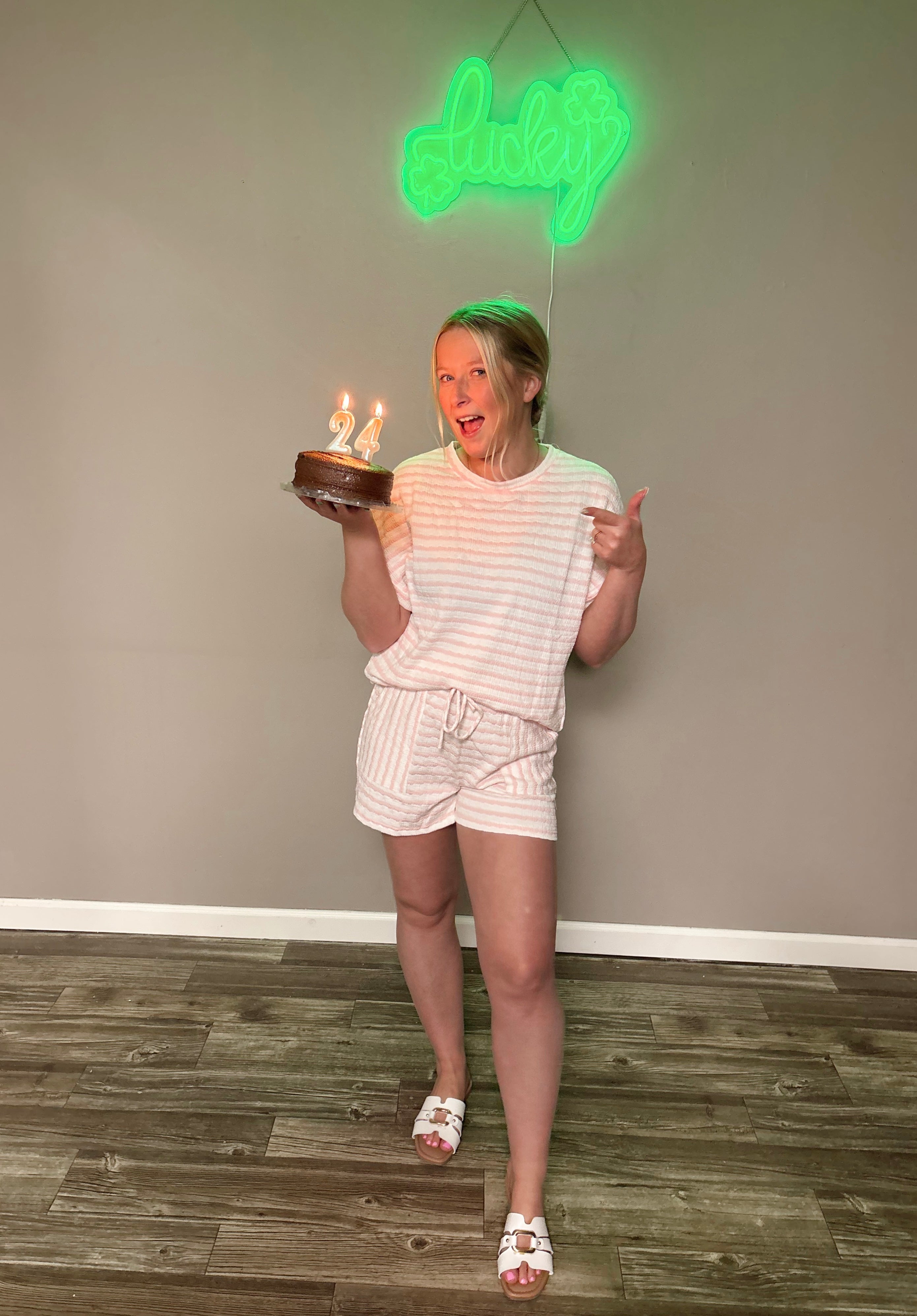 Birthday Weekend Stripe Set