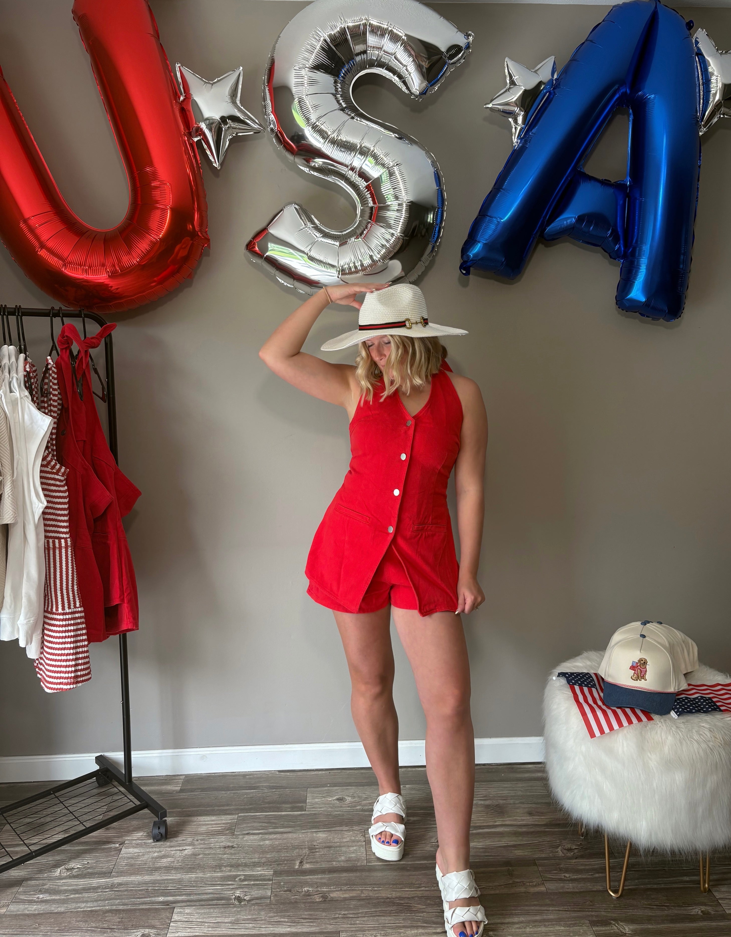 All American Babe Romper