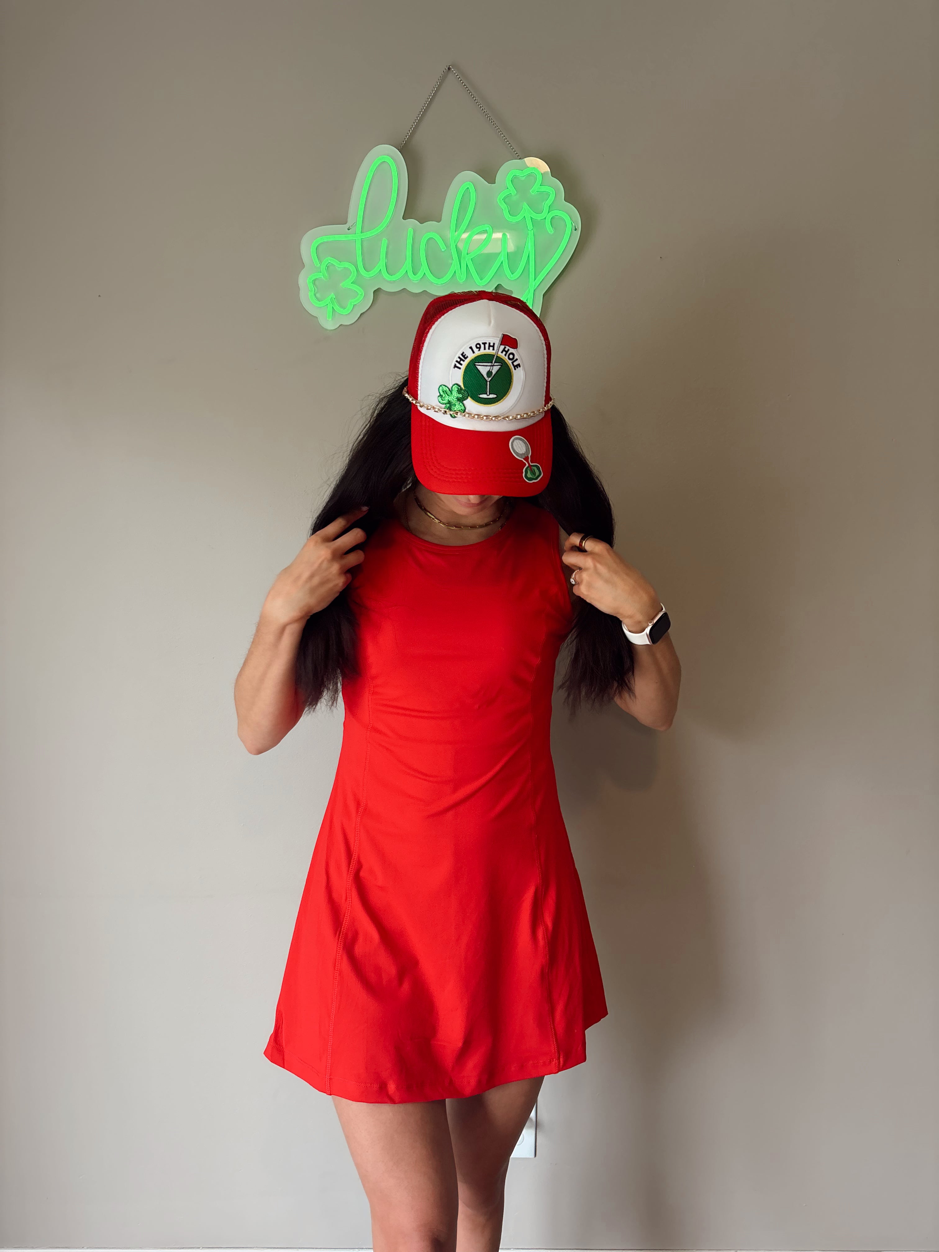 Red Hot Cutout Dress