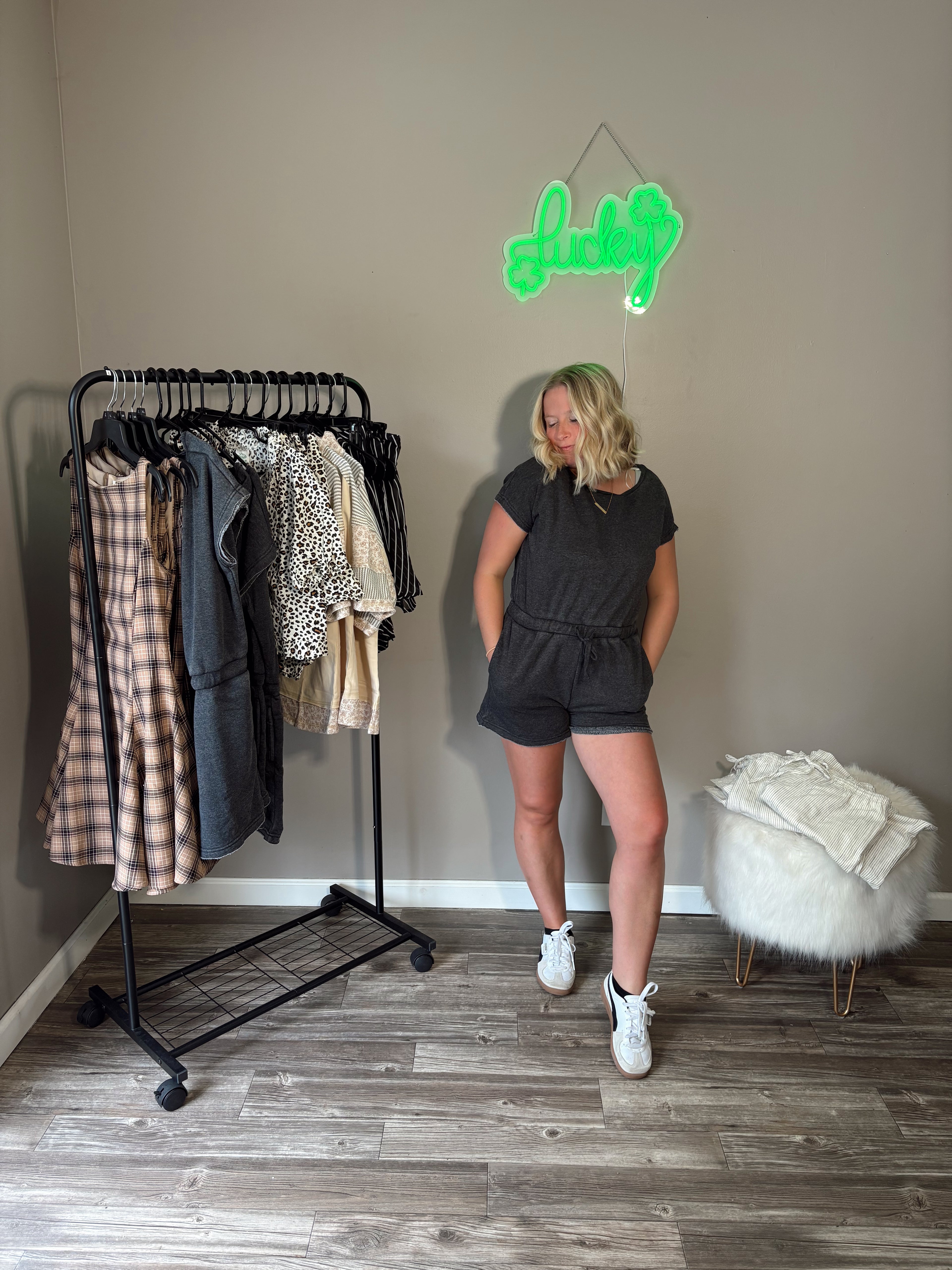 Coffee Run Romper