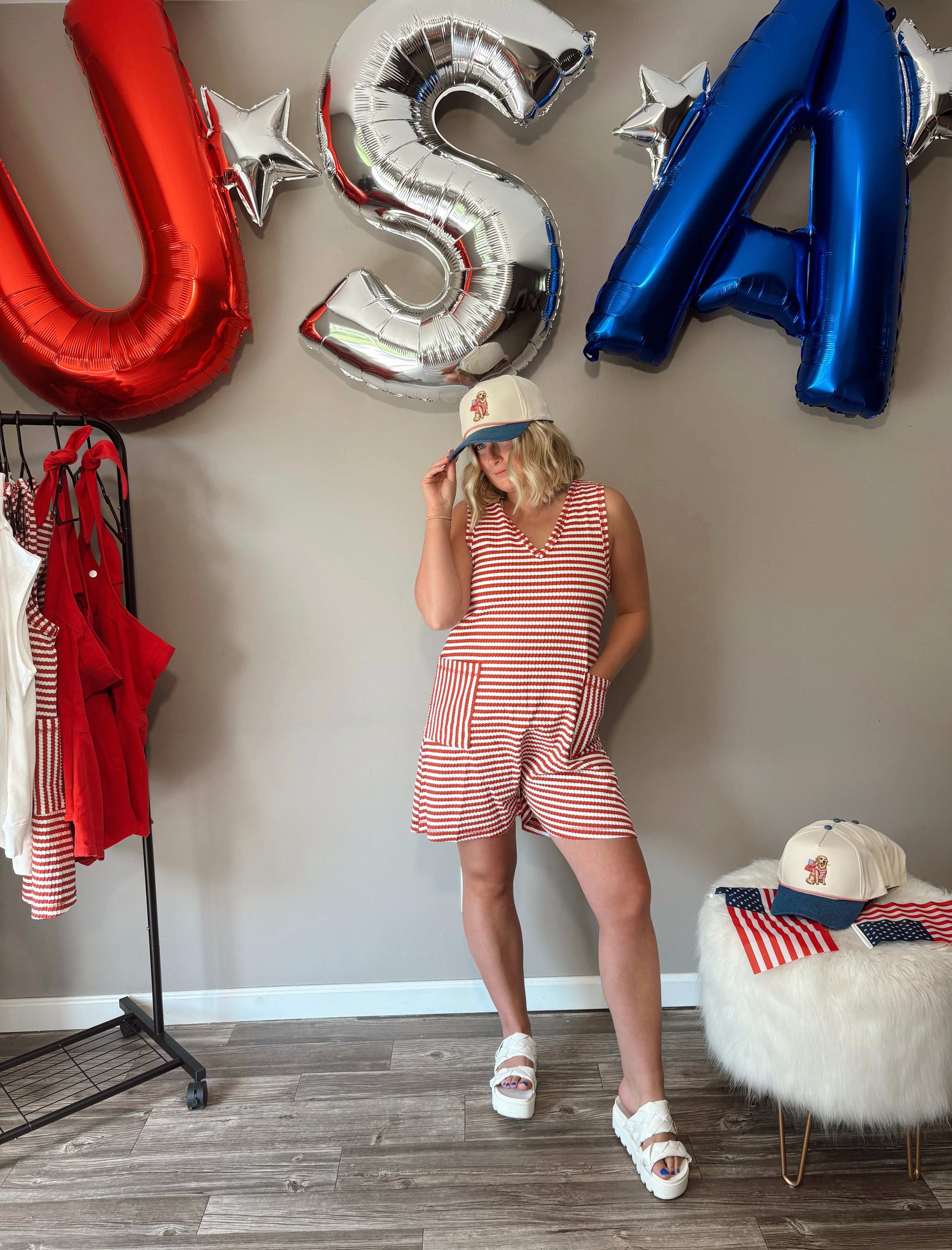 Small Town USA Romper