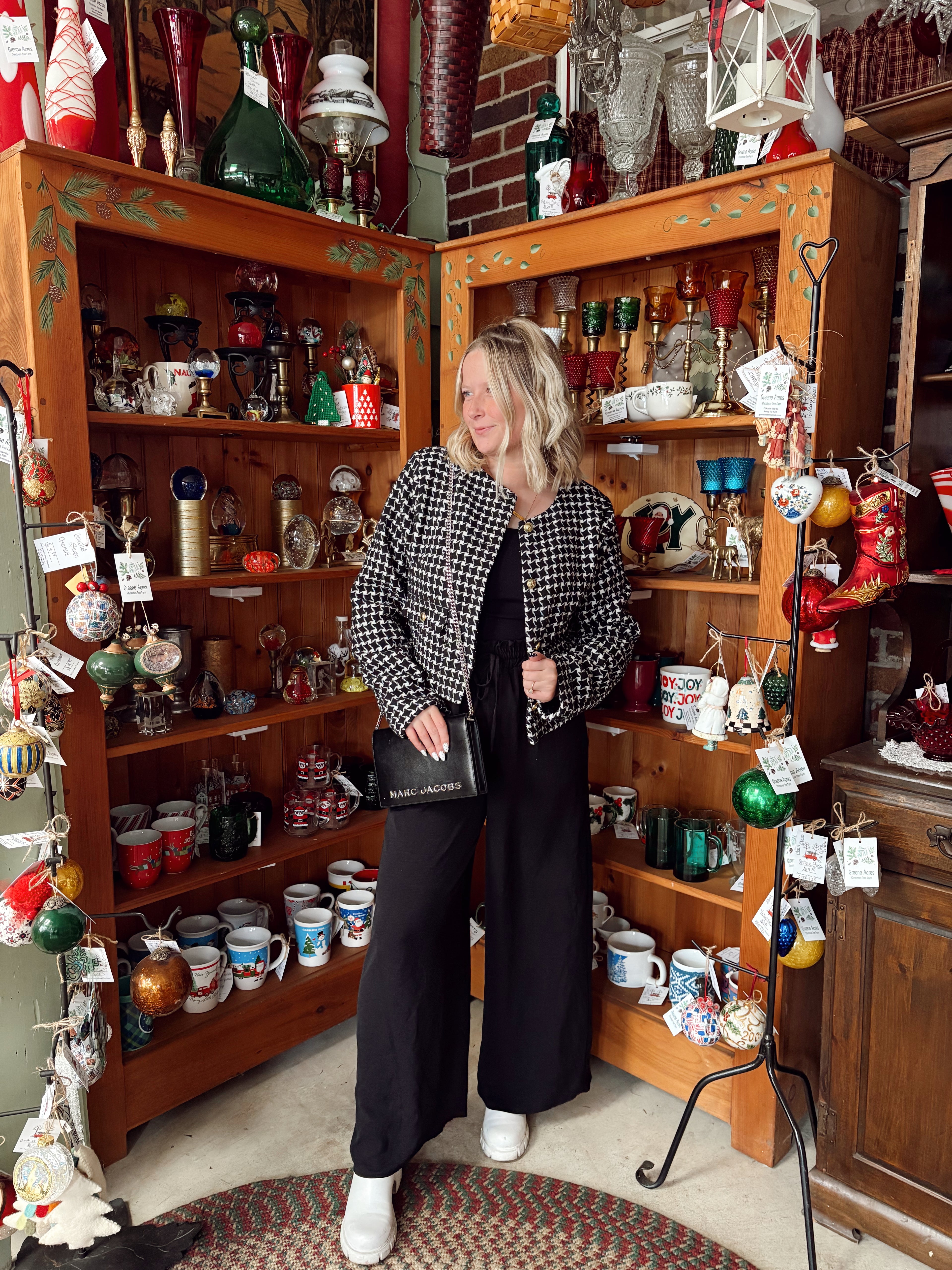 Merry Gingham Glam Jacket