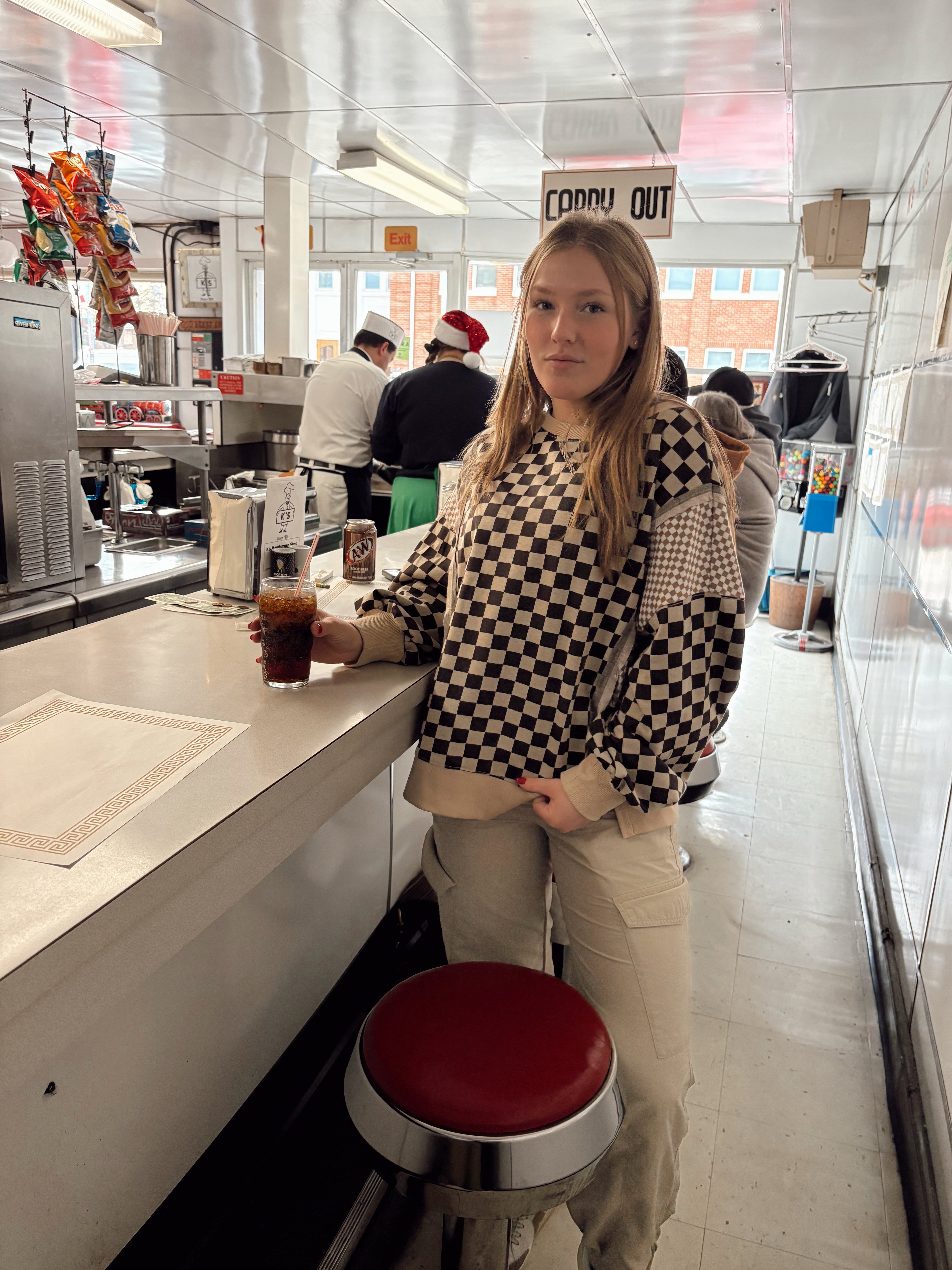 Vintage Chestnut Check