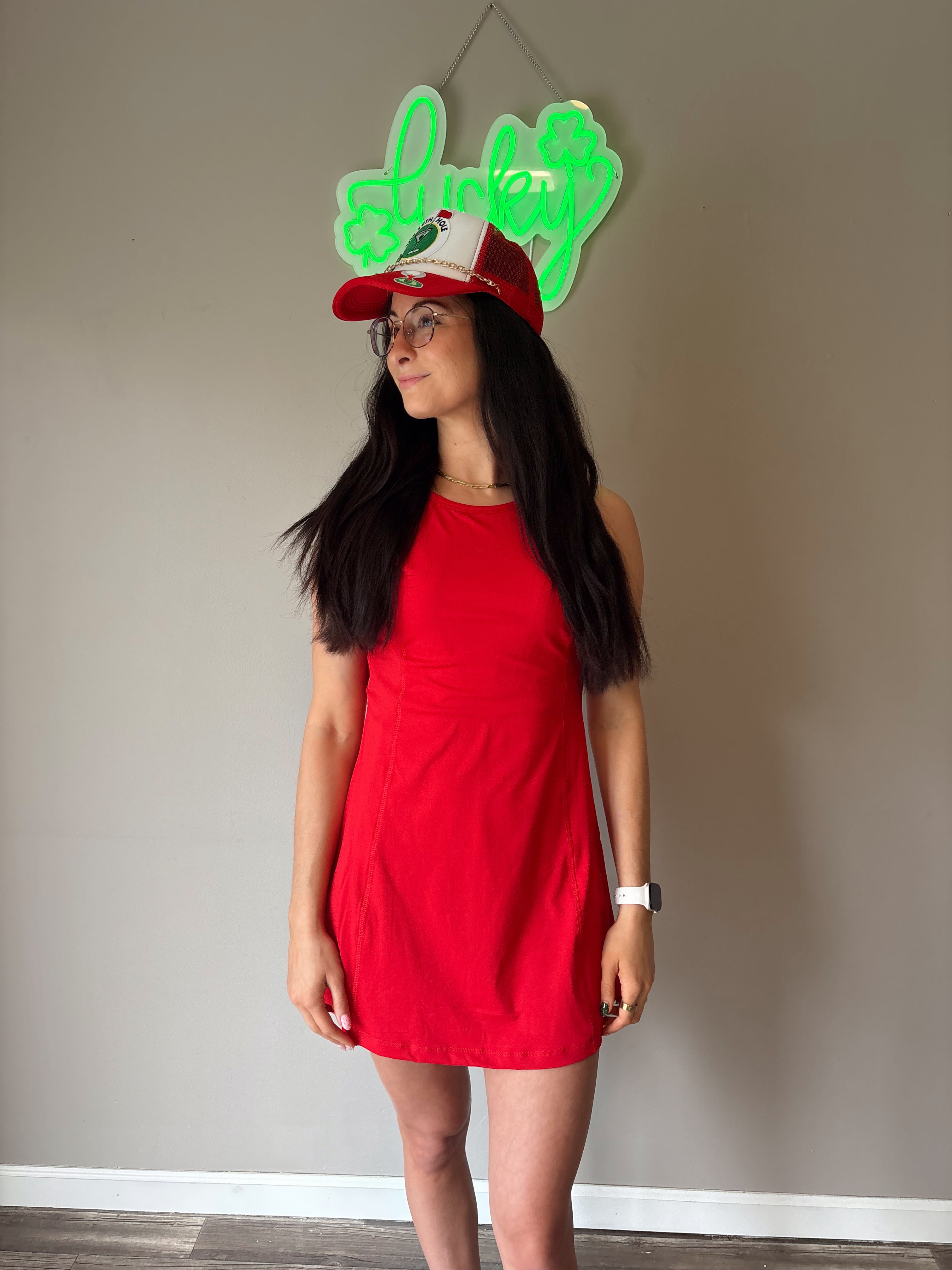 Red Hot Cutout Dress