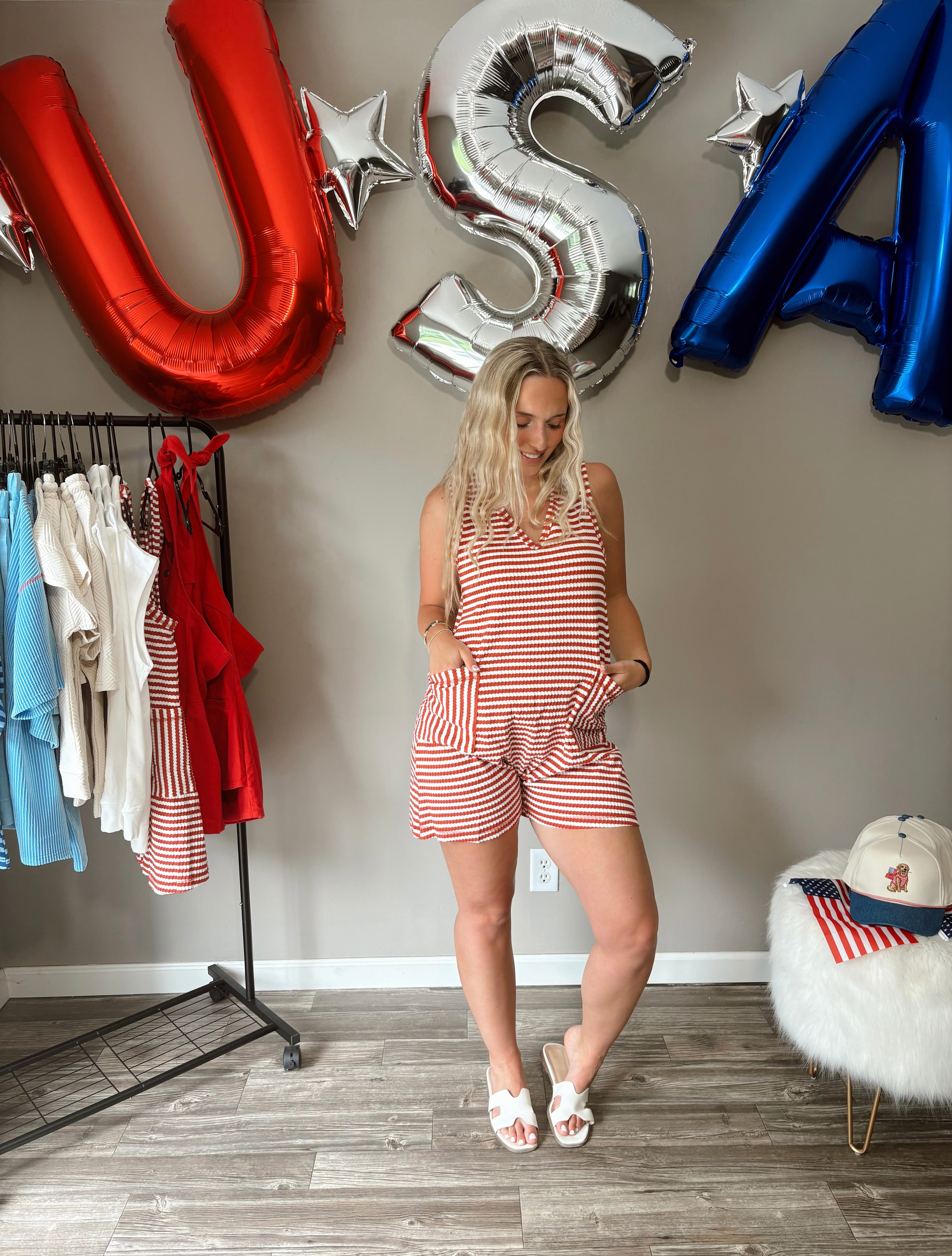 Small Town USA Romper