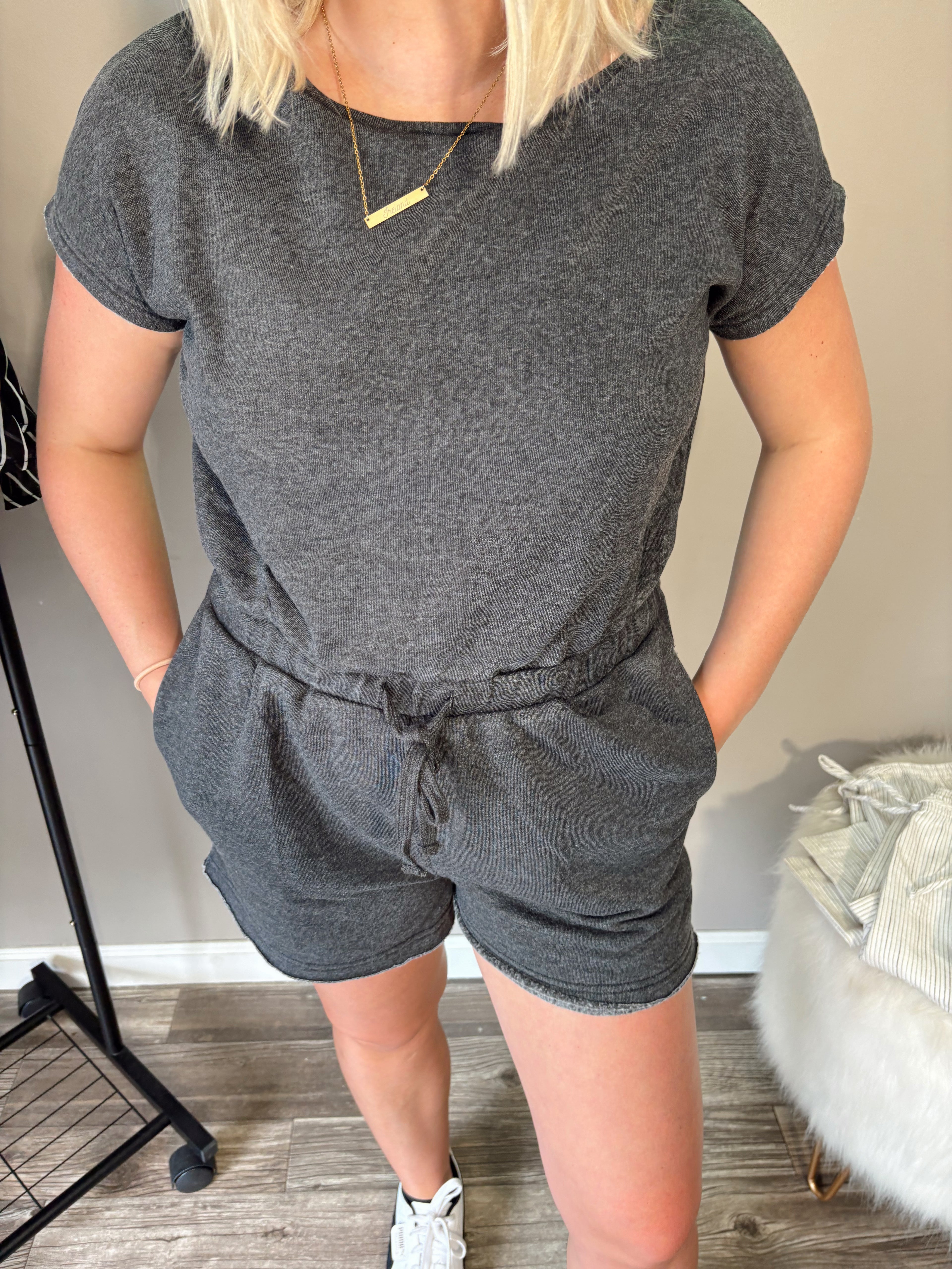 Coffee Run Romper