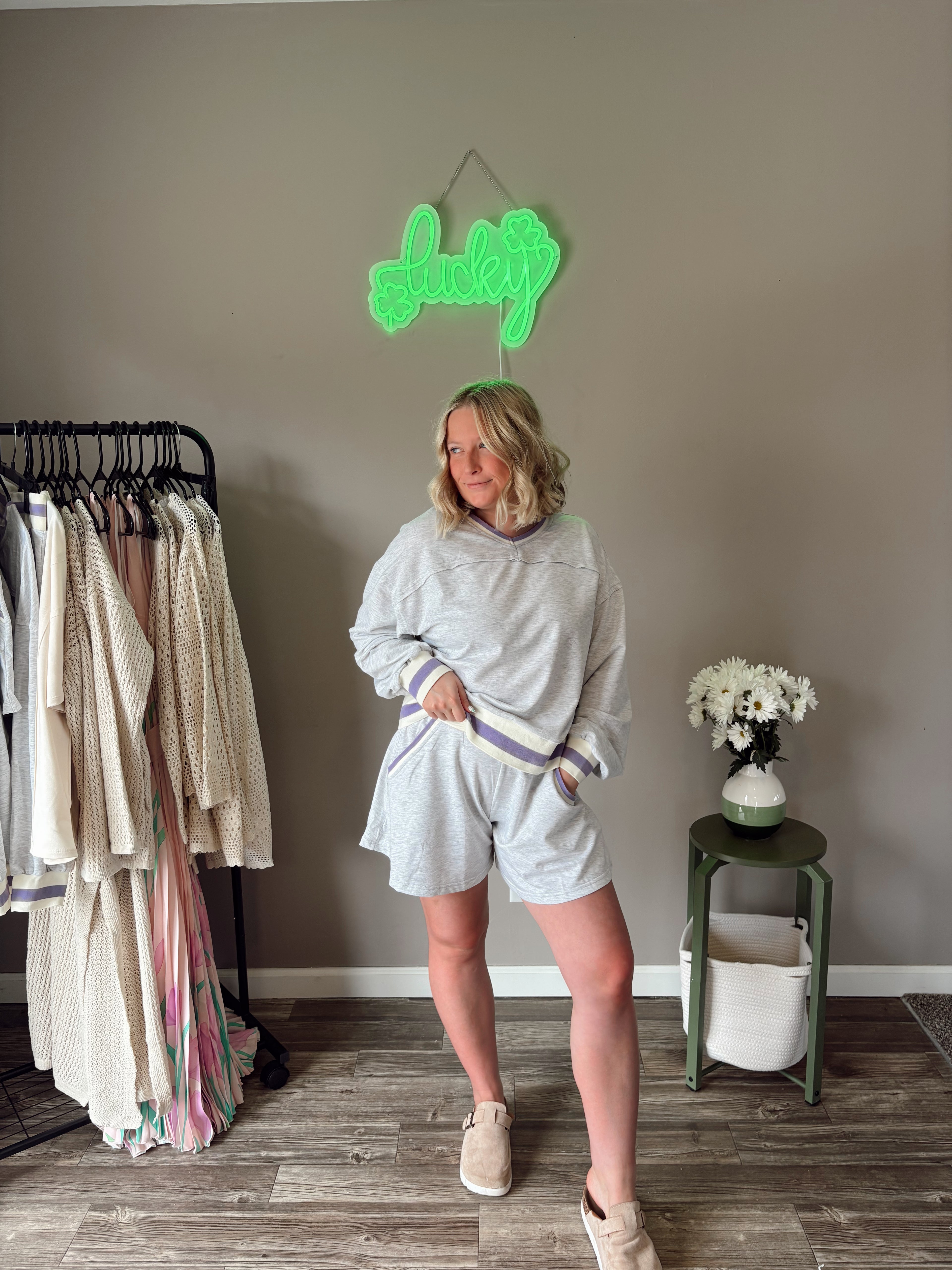Lavender Lemon Lounge Set
