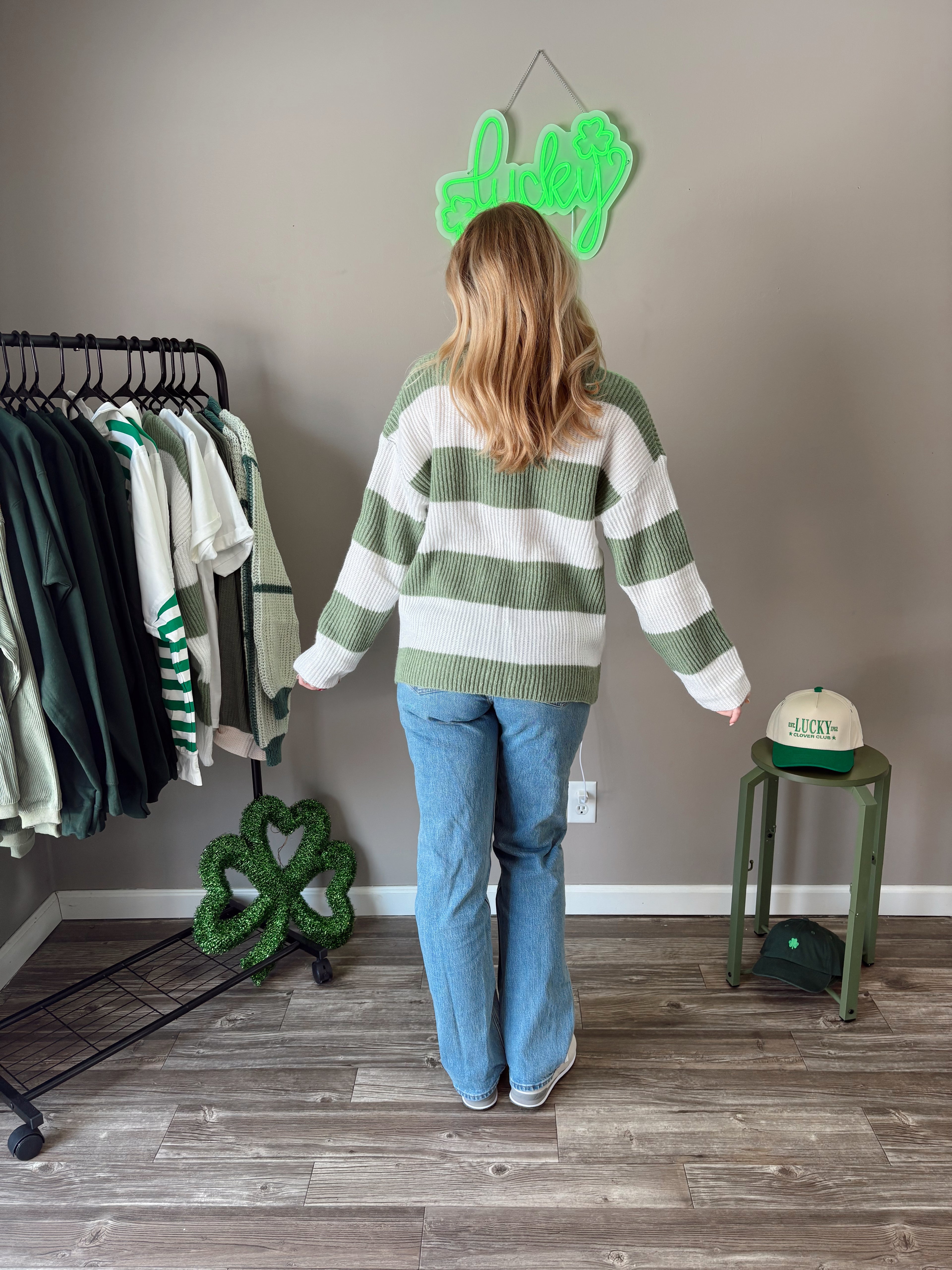 Irish Kiss Striped Knit