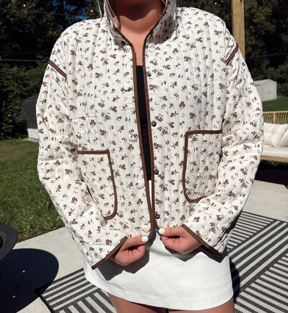 Vintage Bloom Coat