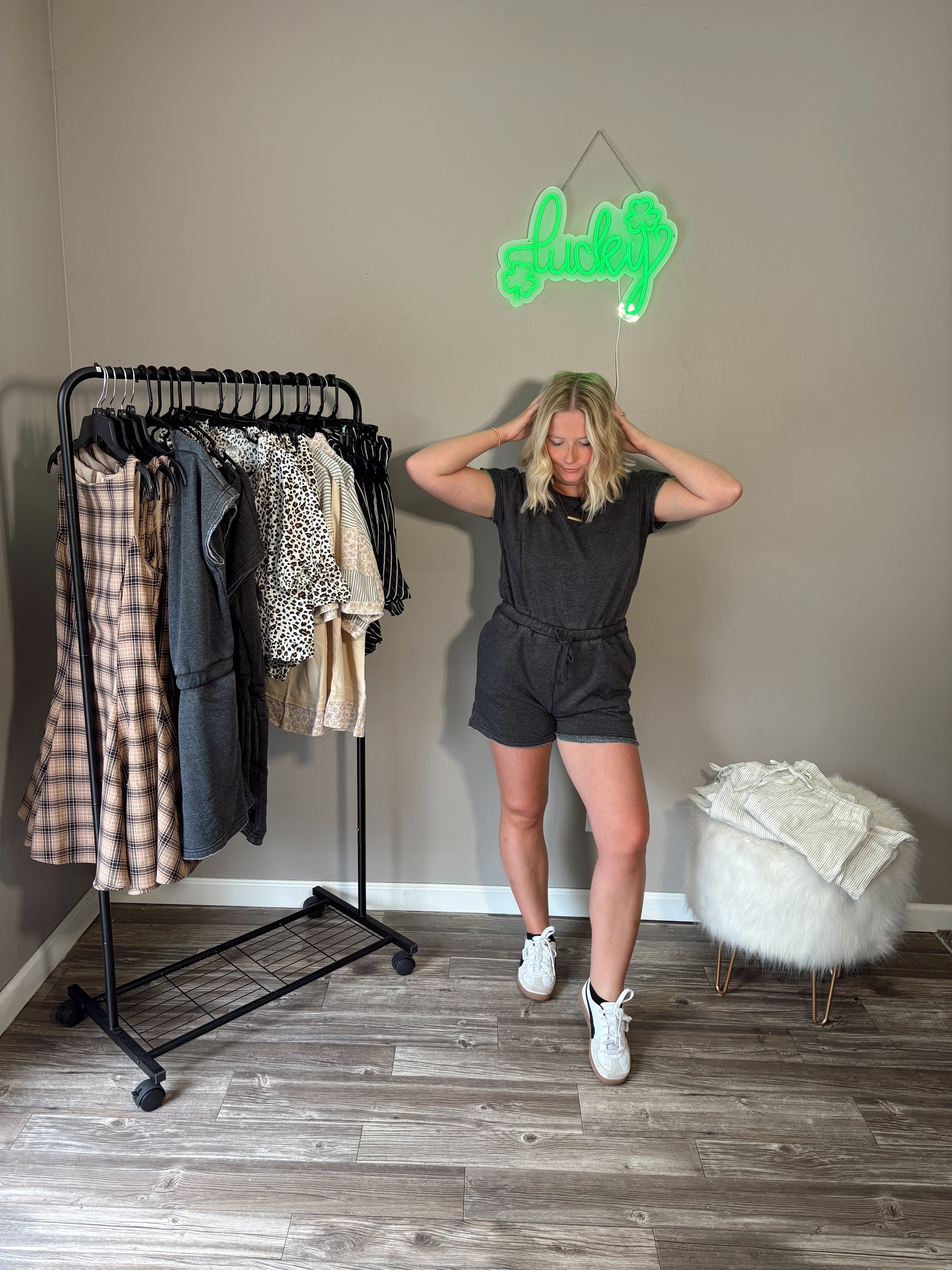 Coffee Run Romper