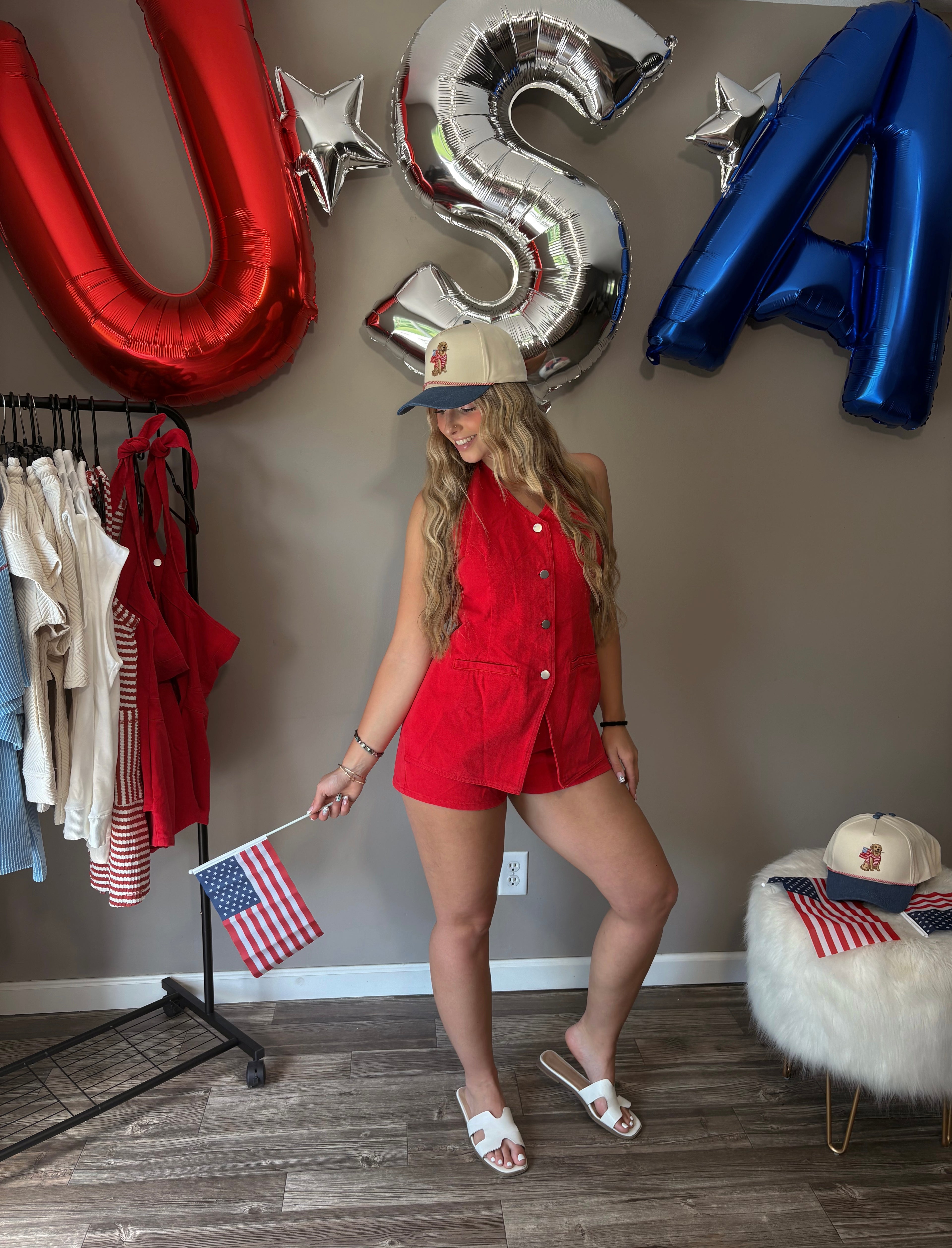 All American Babe Romper