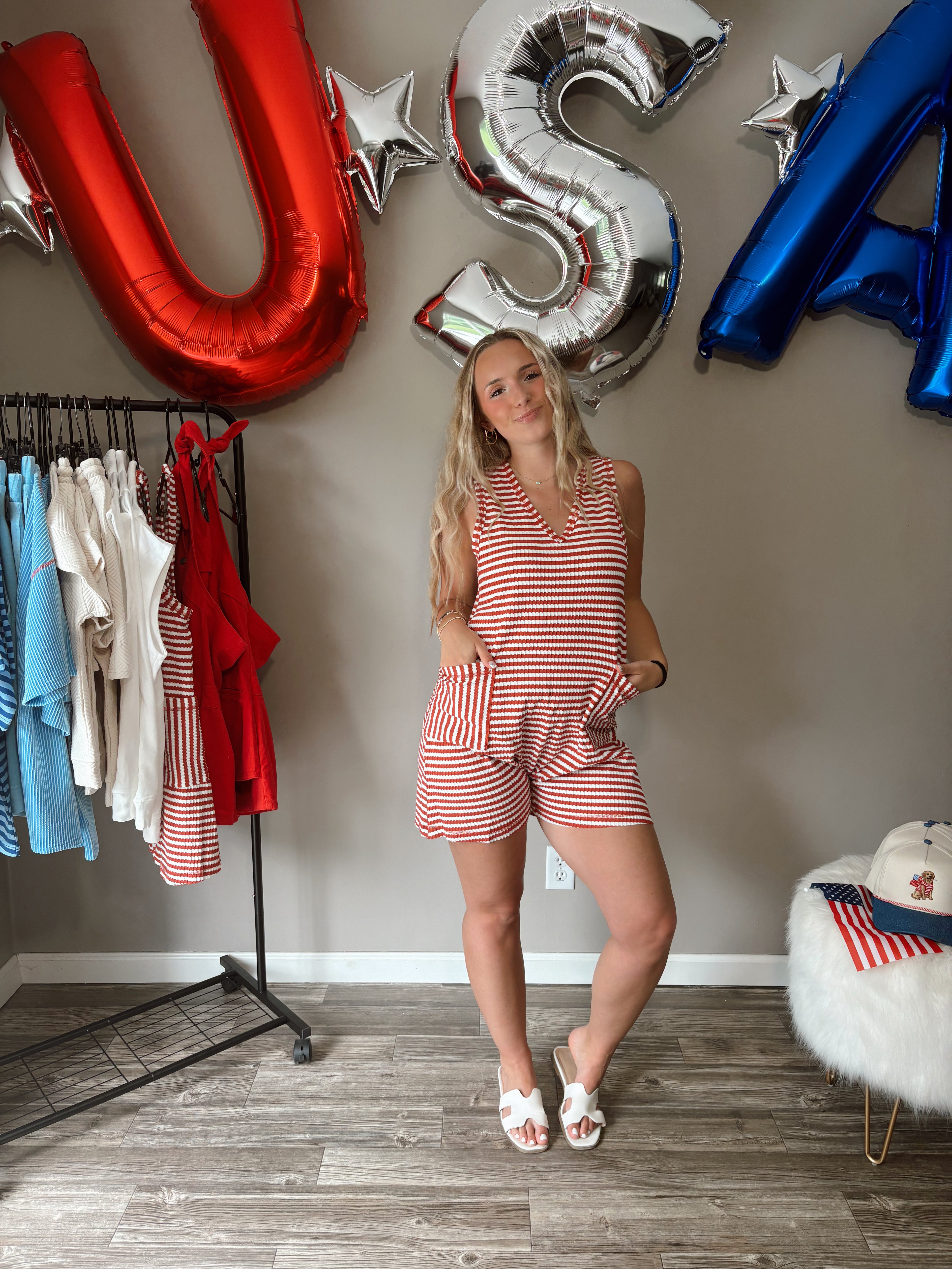 Small Town USA Romper
