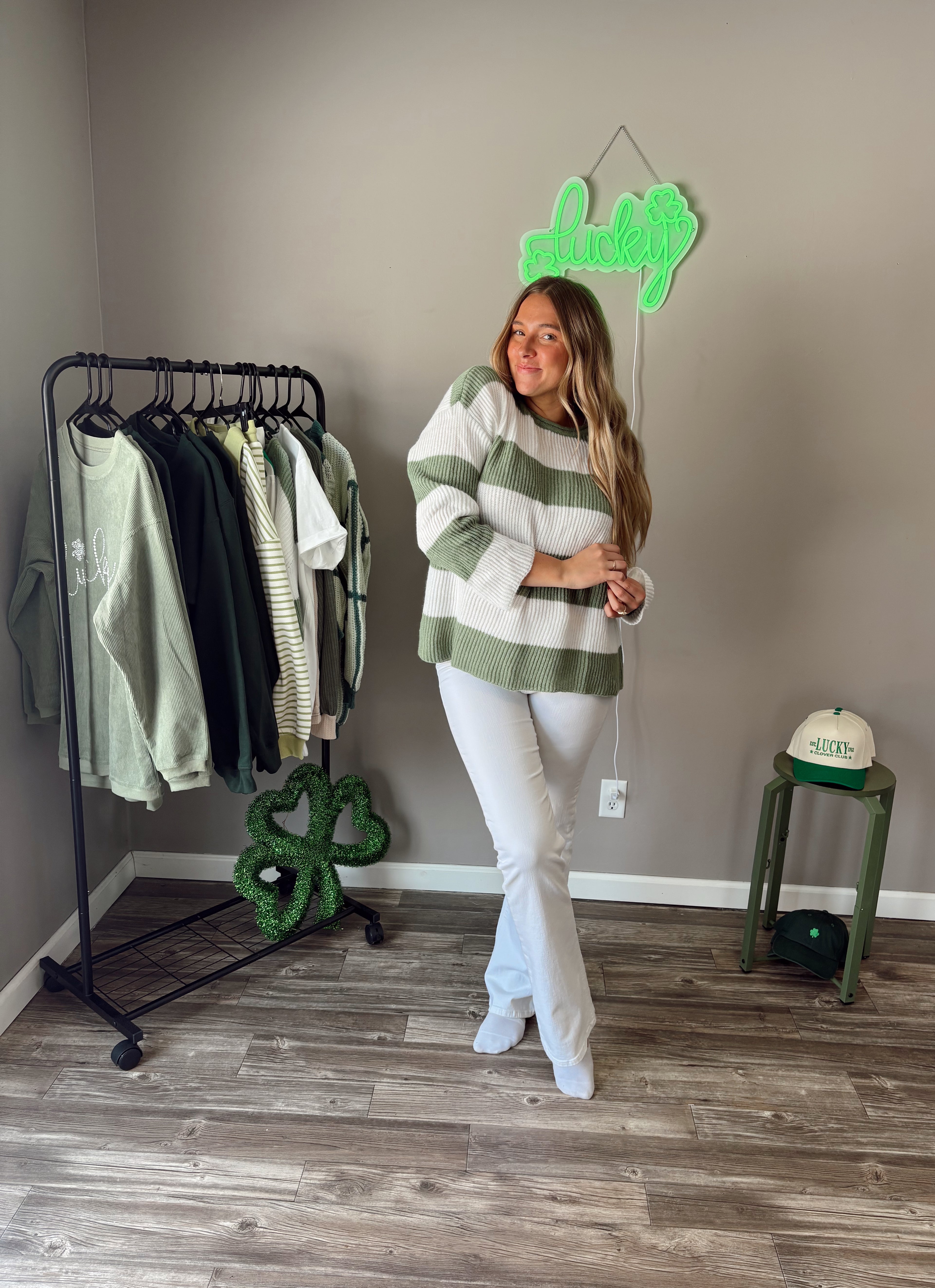 Irish Kiss Striped Knit