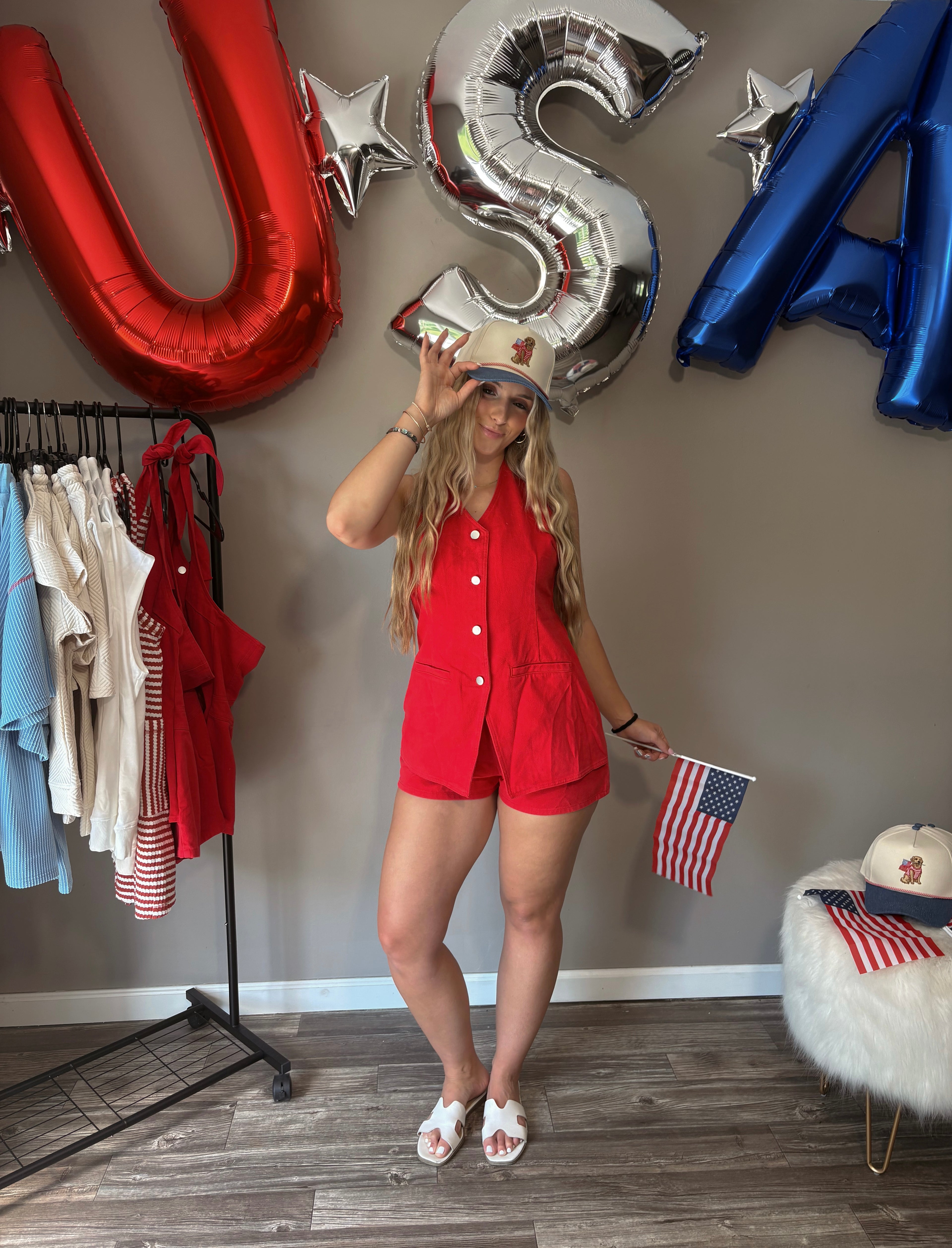 All American Babe Romper