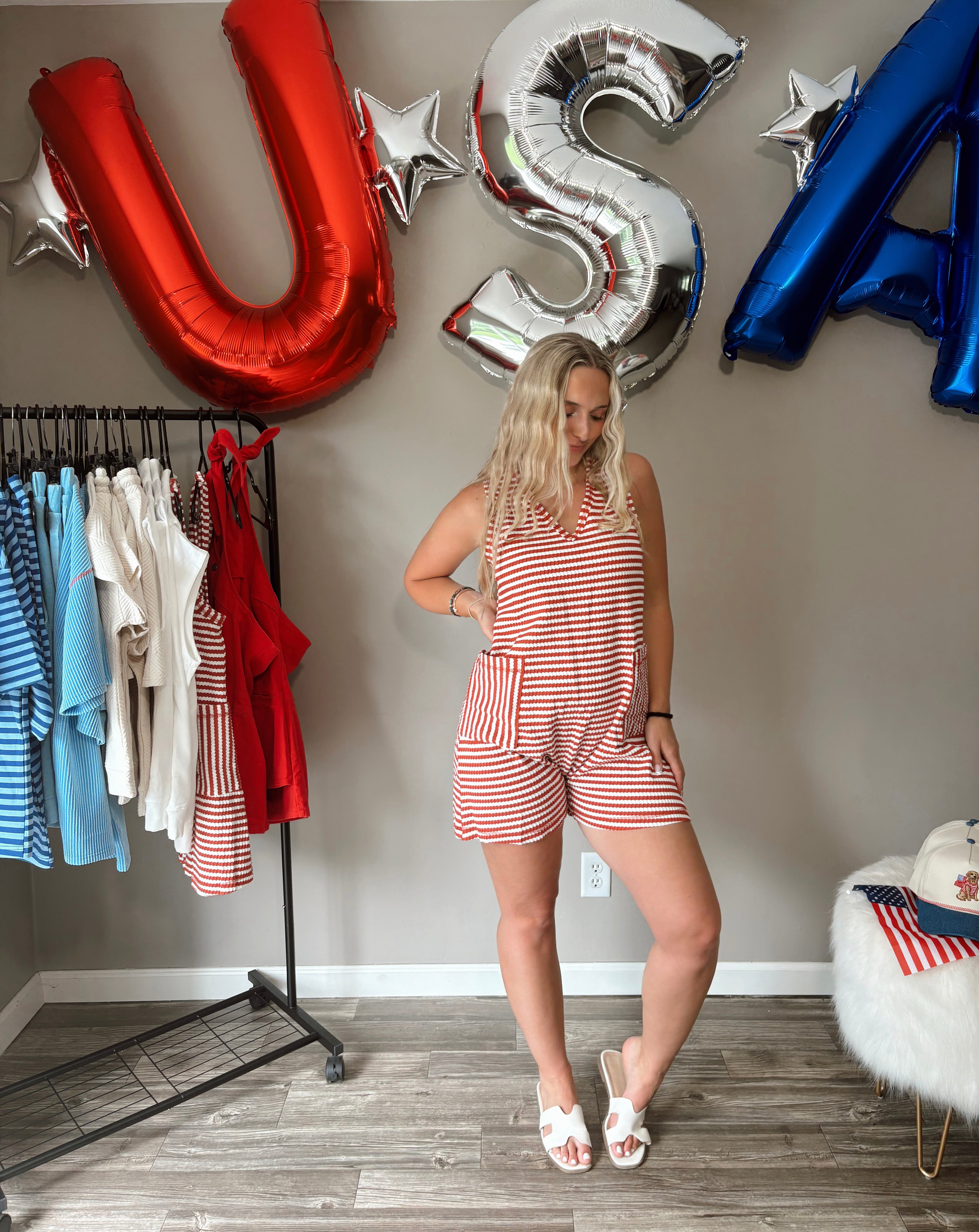 Small Town USA Romper
