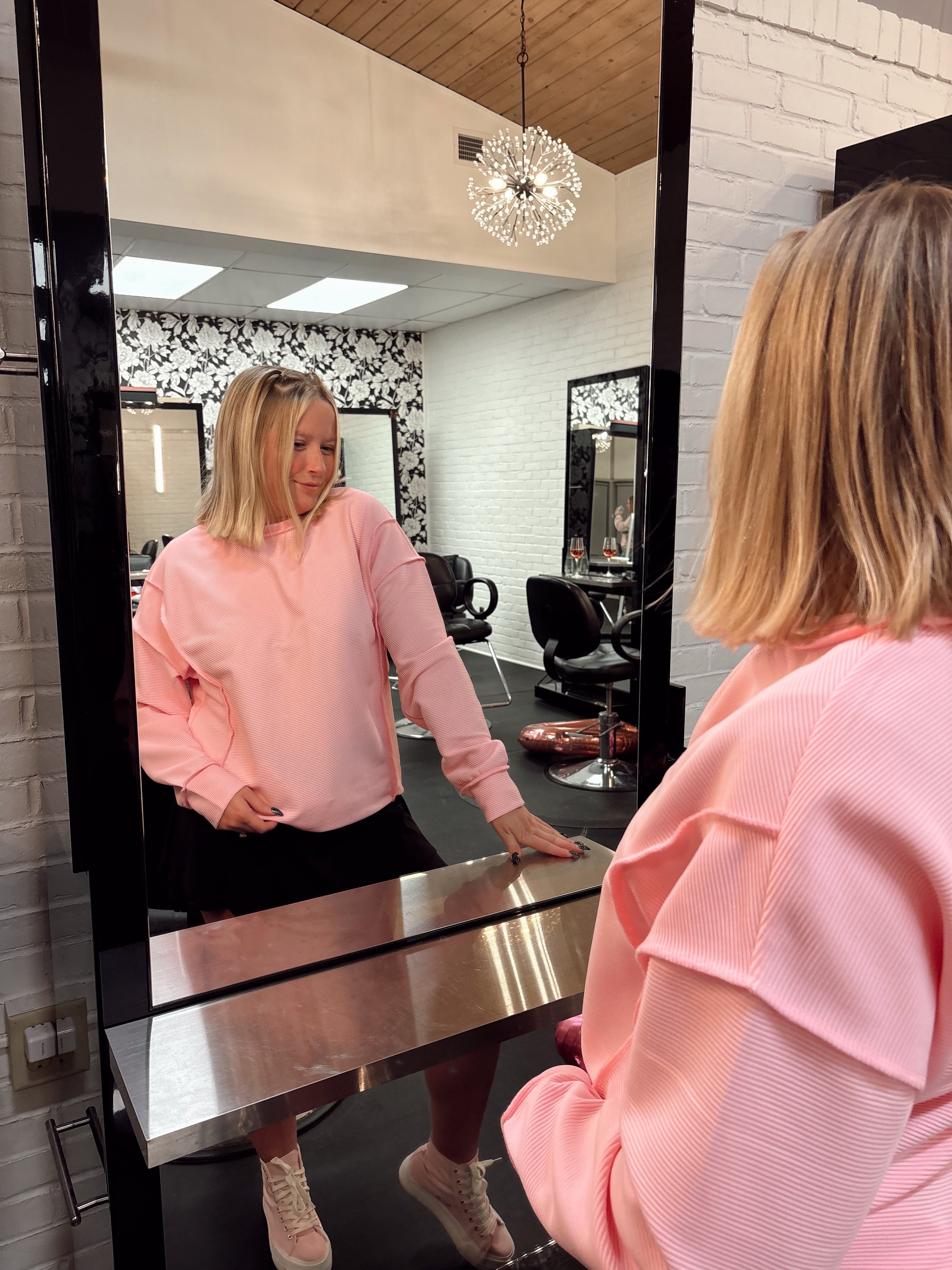 Pink Rosè Romance Long Sleeve