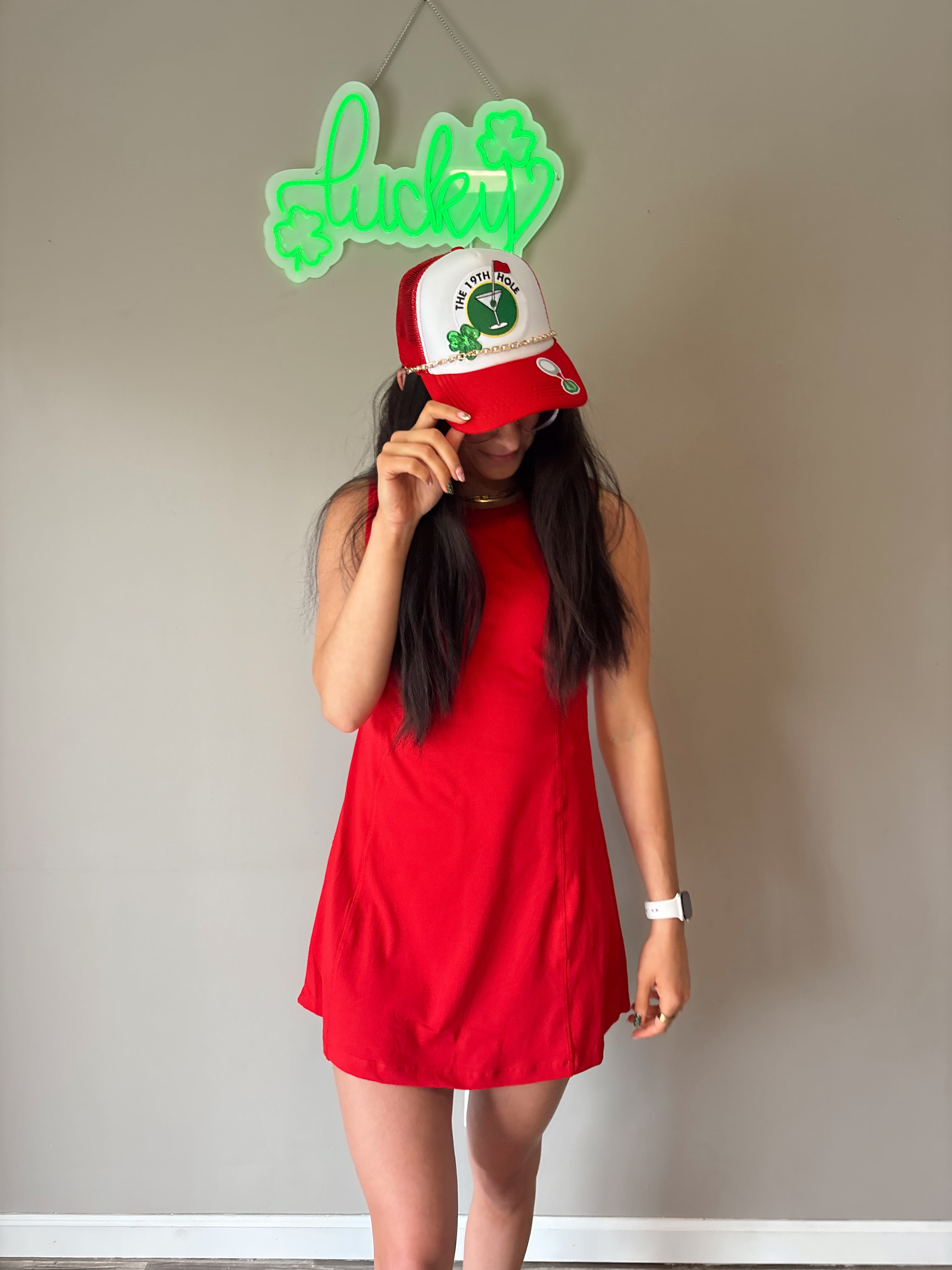 Red Hot Cutout Dress