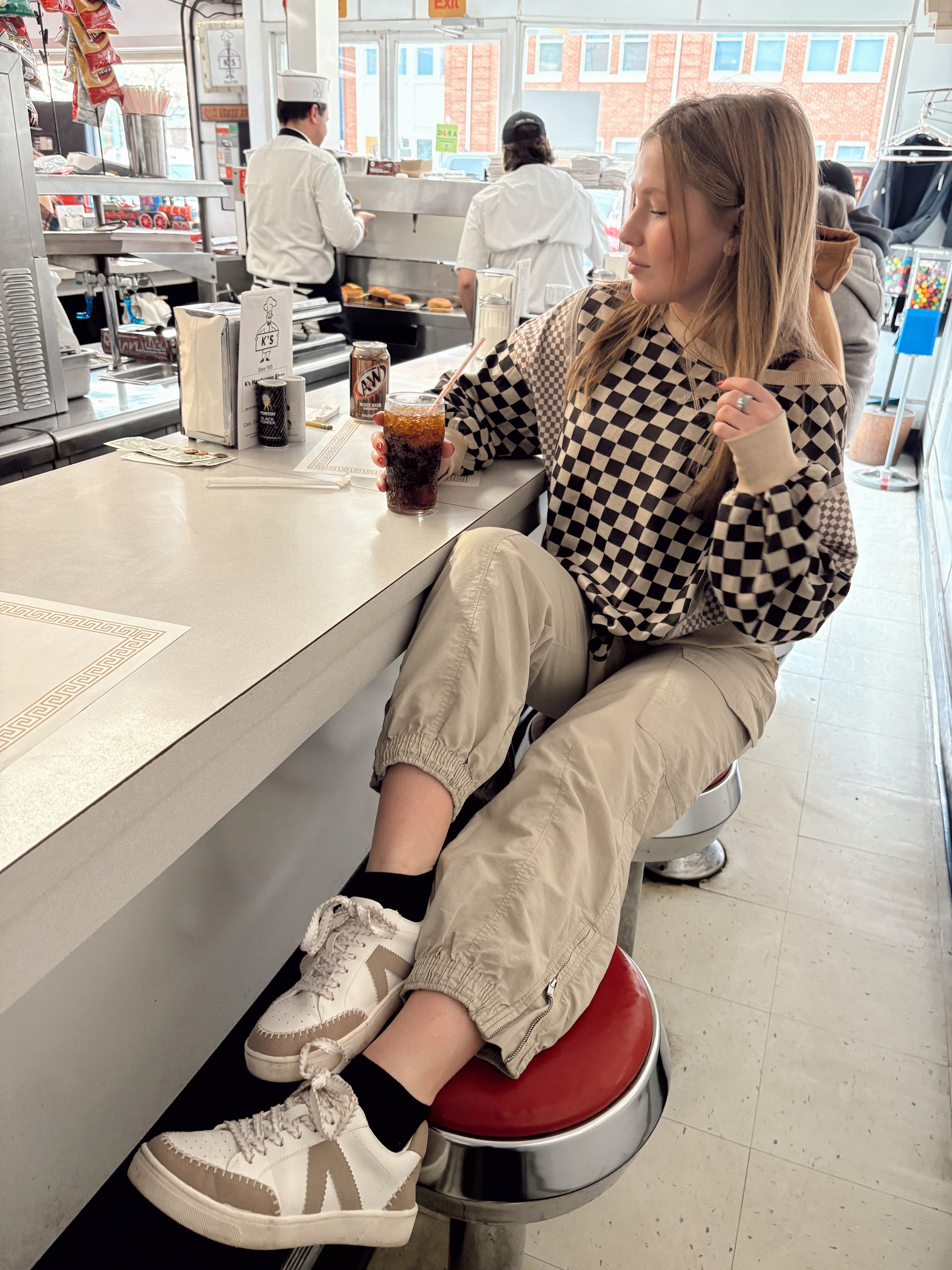 Vintage Chestnut Check