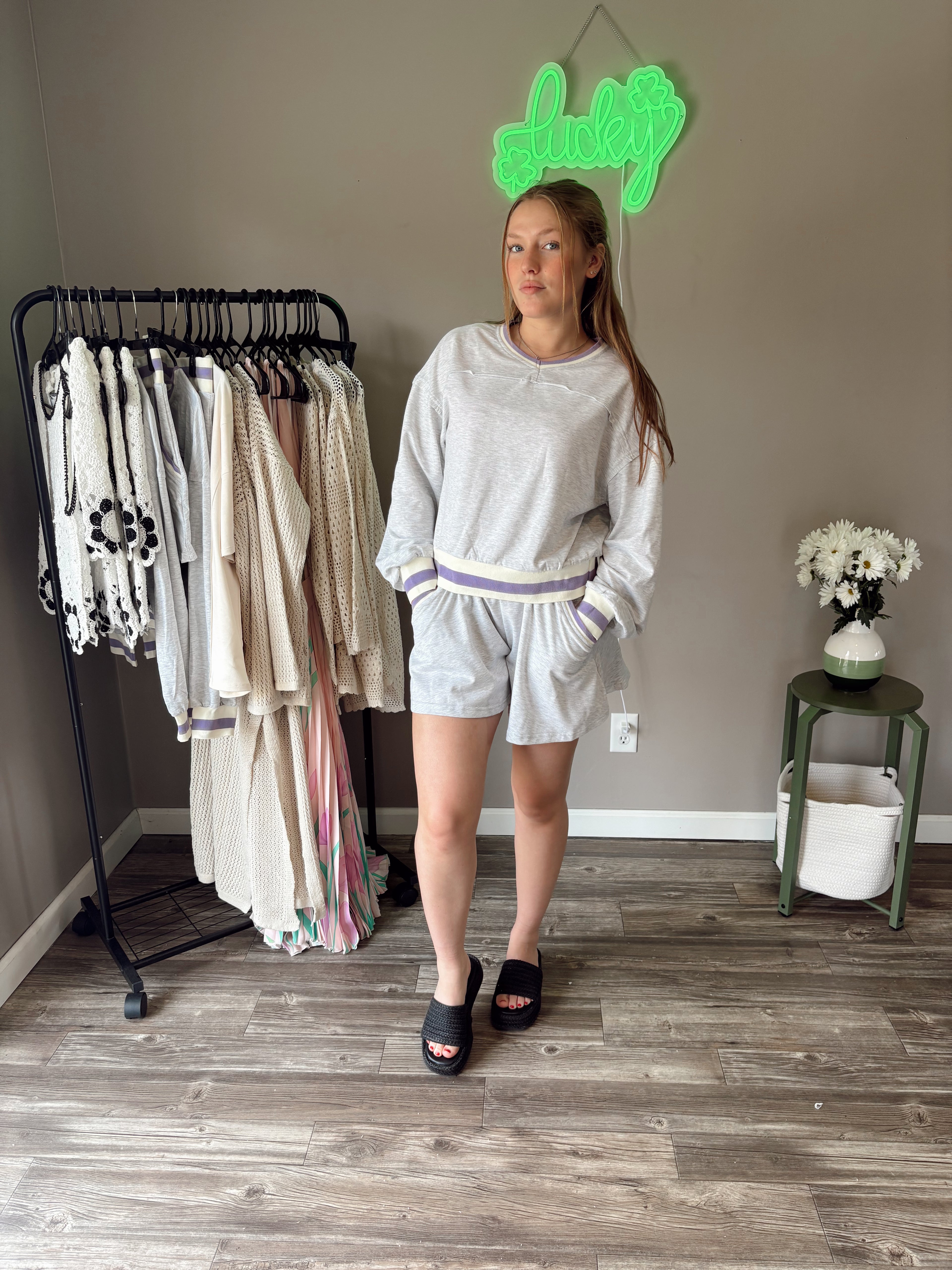 Lavender Lemon Lounge Set