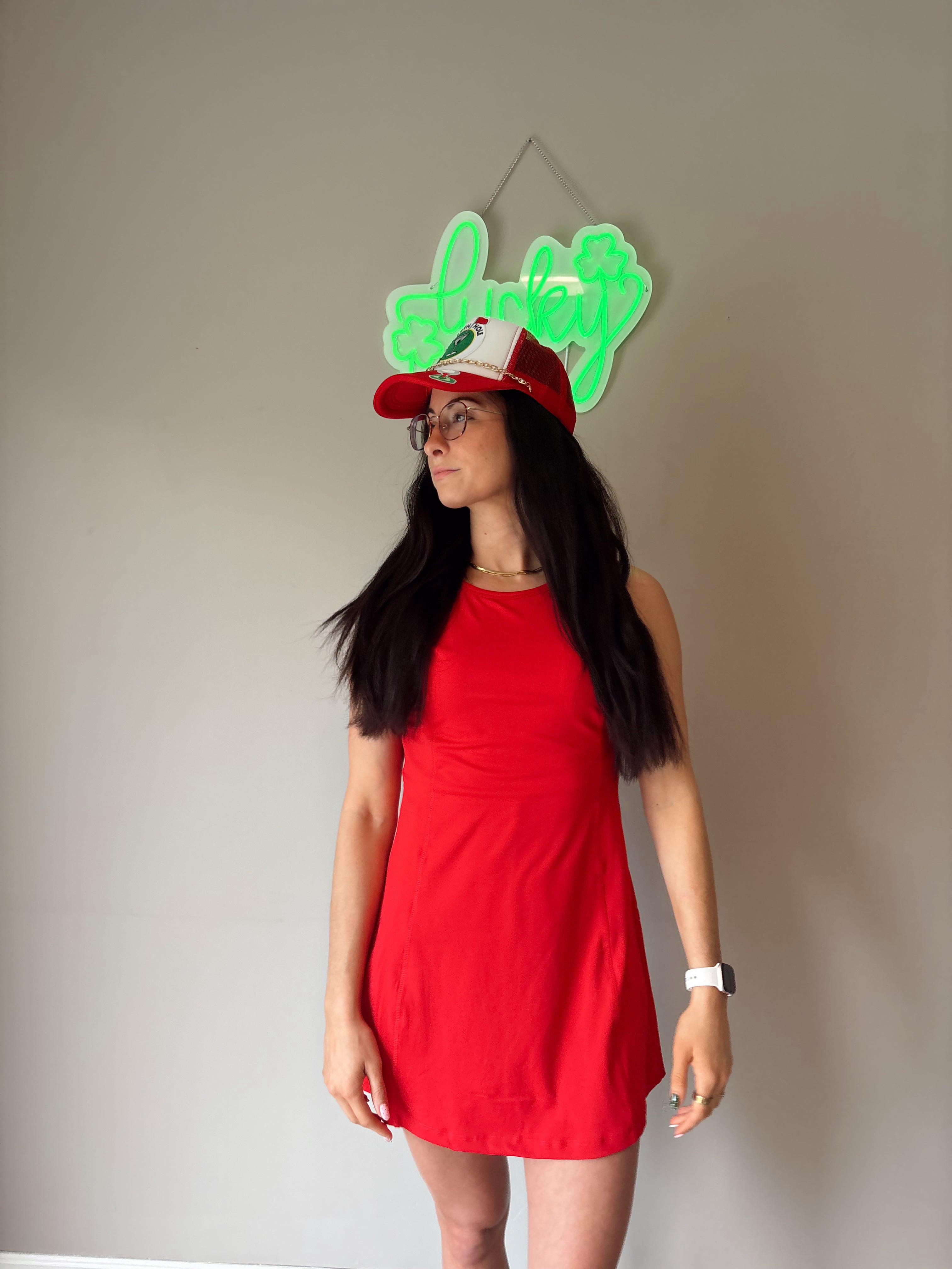 Red Hot Cutout Dress