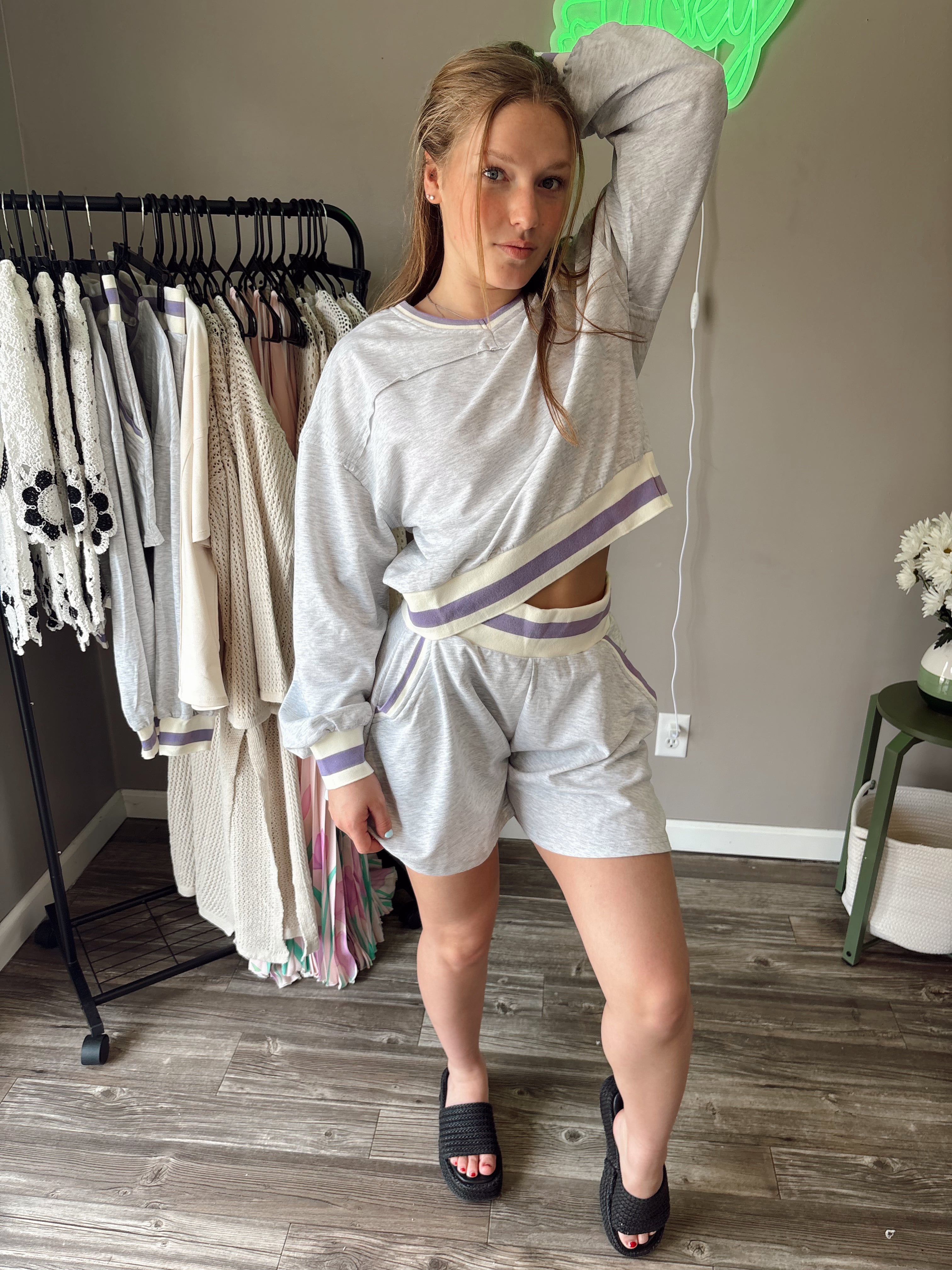 Lavender Lemon Lounge Set