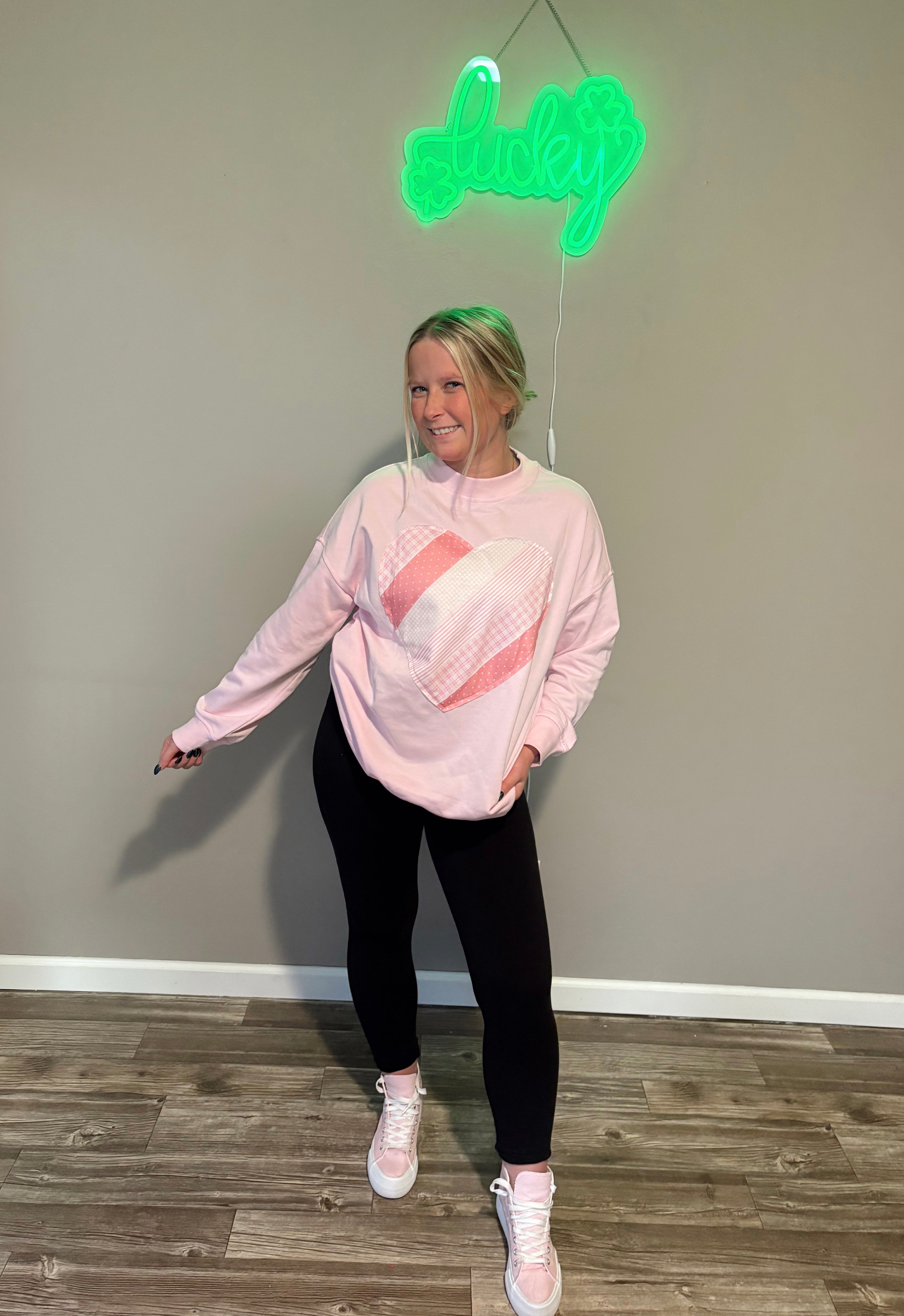 Stitched in Love Quilted Heart