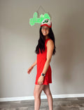 Red Hot Cutout Dress
